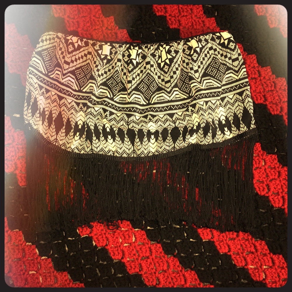 Bohemian Crop Trop with Tasels